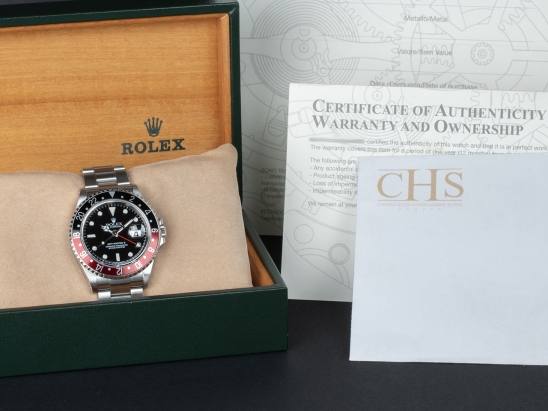 Rolex GMT-Master II Coke Oyster Red Black/Rosso Nero SEL   Watch  16710